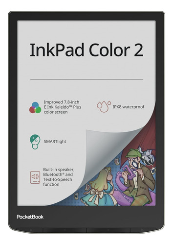 Novo! Pocketbook Inkpad Color 2 32gb E-reader Tela Hd