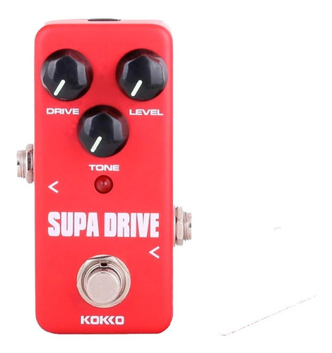 Pedal Kokko Fod5 Supa Drive+envio C Color Rojo