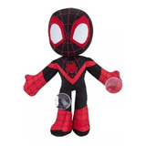 Spidey Muñeco Peluche C/ventosa 25 Cm Miles Morales Snf0034