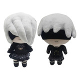 2pcs/set Nier Automata 2b 9s Peluche Muñeca Navidad Regalo