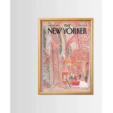 Cuadro Vintage Dibujo The New Yorker Art 50x65cm Con Marco