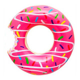 Boia Inflável Donut Rosa Ou Marrom  Tamanho 107cm. Unidade