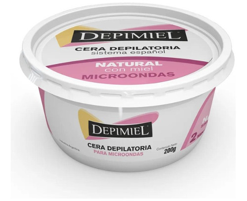 Depimiel Cera Natural En Pote - Microondas X 200 G