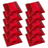 Tachas Reflectivas Para Señalizacion Vial X 10u. Abs Rojo