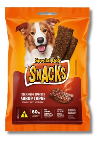 Bifinho Special Dog Snacks Sabor Carne 60g