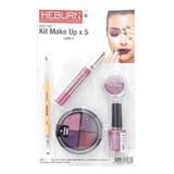 Heburn Set De Maquillaje Profesional Ojos Labios Uñas 1103 2