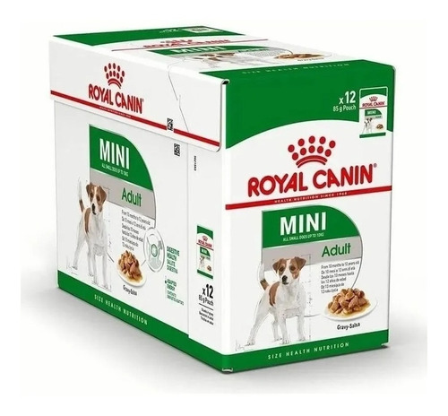 Royal Canin Pouch Mini Adult Caja 12 Sobres El Molino