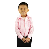 Camisa Infantil Juvenil Salidas Escolares Rosa Pastel 2 A 16