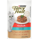 Ração Úmida Gatos Goulash Peru Sachês 85g Purina Fancy Feast