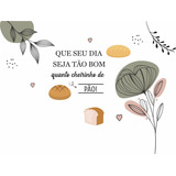 Adesivo Parede Decoração Padaria Pão Cheirinho Boho Pp18