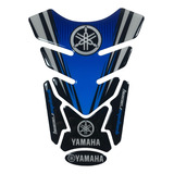 Cubre Tanque Moto Tankpad Silicon Yamaha Azul Racing