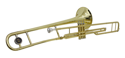 Trombone De Pisto New York Tb-200p Laqueado Com Case