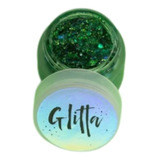 Glitter En Gel Dark Green Easy Glitta Maquillaje Brillo