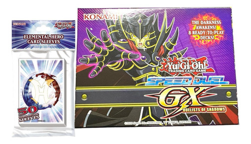 Caja Speed Duel Gx D Of S + Micas Heroes