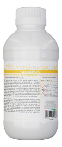 Aceite Ricino Castor Puro 250ml - mL a $45