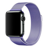 Malla Metalica Para Apple Watch Light Purple 42 44 45 49mm