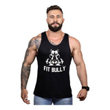 Regata Pit Bull Academia Masculina Musculação Cachorro