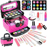 Set De Belleza Niñas 3 A 10 Años Maletin Maquillaje Hollyh