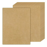 Papel Kraft Misionero Madera 140 Grs A4 Paquete 100 Hjs X3u