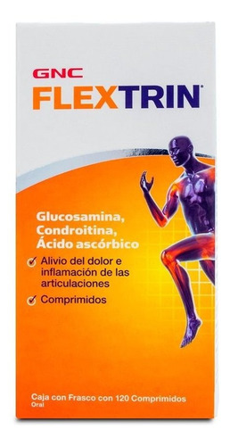 Flextrin Gnc - Glucosamina, Condroitina Y Ácido Ascórbico