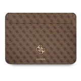 Portafolio Guess Logotipos 4g Café Para Tablet De 13