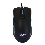 Mouse Gamer 3dfx Acidrain 8792 7 Botones 4800dpi Usb Color Negro