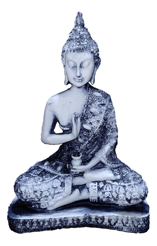 Figura De Resina Buda Tailandés Mediano