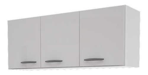 Alacena De 3 Puertas Para Cocinas Delos Dl624 Blanca 140cm Color Blanco