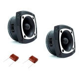 Combo Dos Super Tweeter Bala Blauline Bt 304 + Capacitores