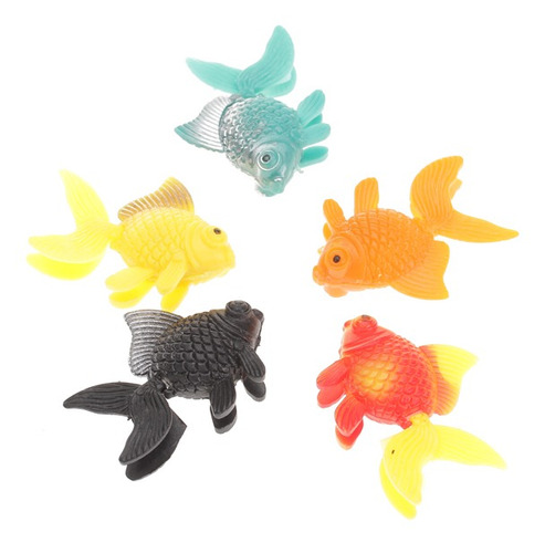 Adorno De Peces Artificiales De Plástico 5pcs Para La