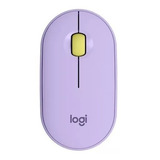 Mouse Inalámbrico Logitech Pebble M350 Lavander