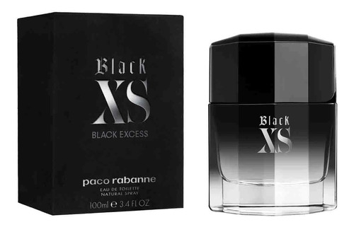 Black Xs Excess Caballero Paco Rabanne 100 Ml Edt Spray