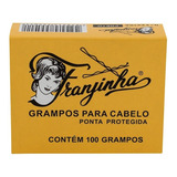 Grampo Para Cabelos Franjinha Nº 5 Pacote C/10 Caixas Preto