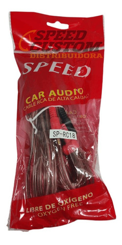 Cable Rca Audio 5.40 Metros Car Audio Speed Sp-rc18 Libre 