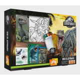 Kit Box De Atividades Jogo Jurassic World Colorir Dinossauro