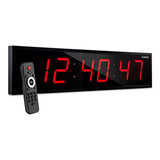 Reloj Digital Led Grande De 48  Con Alarmas Y Temporizador -