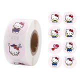 Rollo Stickers 500 Unidades Hello Kitty