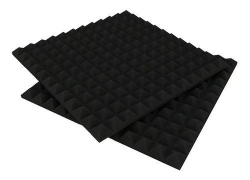 Panel Acústico Aislante Absorbente Acuflex Piramide50x50x3cm