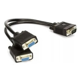 Cable Duplicador Pantalla Vga Macho A Vga Hembra X2 Calidad