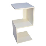 Mesa De Cabeceira Em S Branco Em Mdf Tx 60x25x25