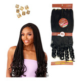 Cabelo Jumbo Gypsy Curl African Beauty Trança Com Cacho 60cm