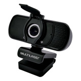 Webcam Full Hd 1080p Tripé Usb Microfone Pc Gamer Multilaser
