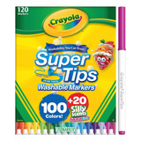 Crayola Supertips Con Fragancias Divertidas, Marcadores Lava