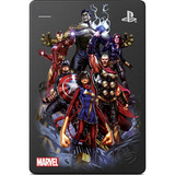 Disco Duro Externo Seagate 2tb Game Drive Marvel Ps4 Color Diseño