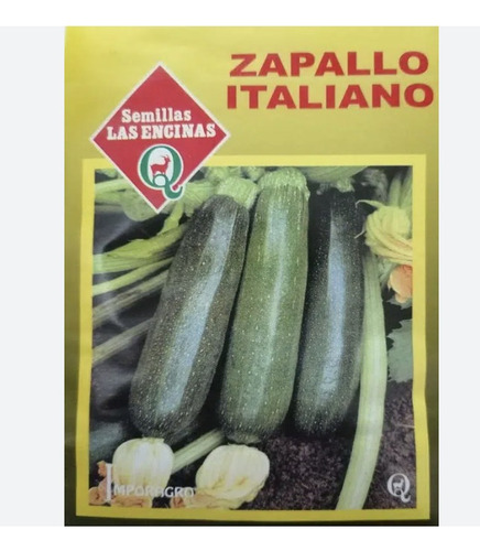 Semillas Certificadas Hortaliza Zapallo Italiano Huerto