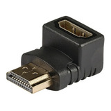 Adaptador Hdmi 90 Grados Acodado Macho Hembra Lcd Led