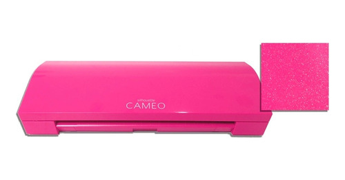 Silhouette Cameo 3 Eletric Pink Com Glitter - Única No M L