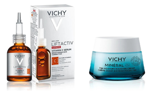 Kit Vichy Liftactiv Vitamin C + Crema Mineral 89 Hidratante