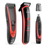 Combo Ga.ma R649 Race Corta Pelo + Trimmer + Nose Trimmer 