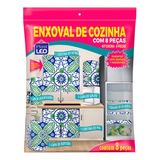 Enxoval Jogo De Cozinha Completo Tecido Oxford 8peças